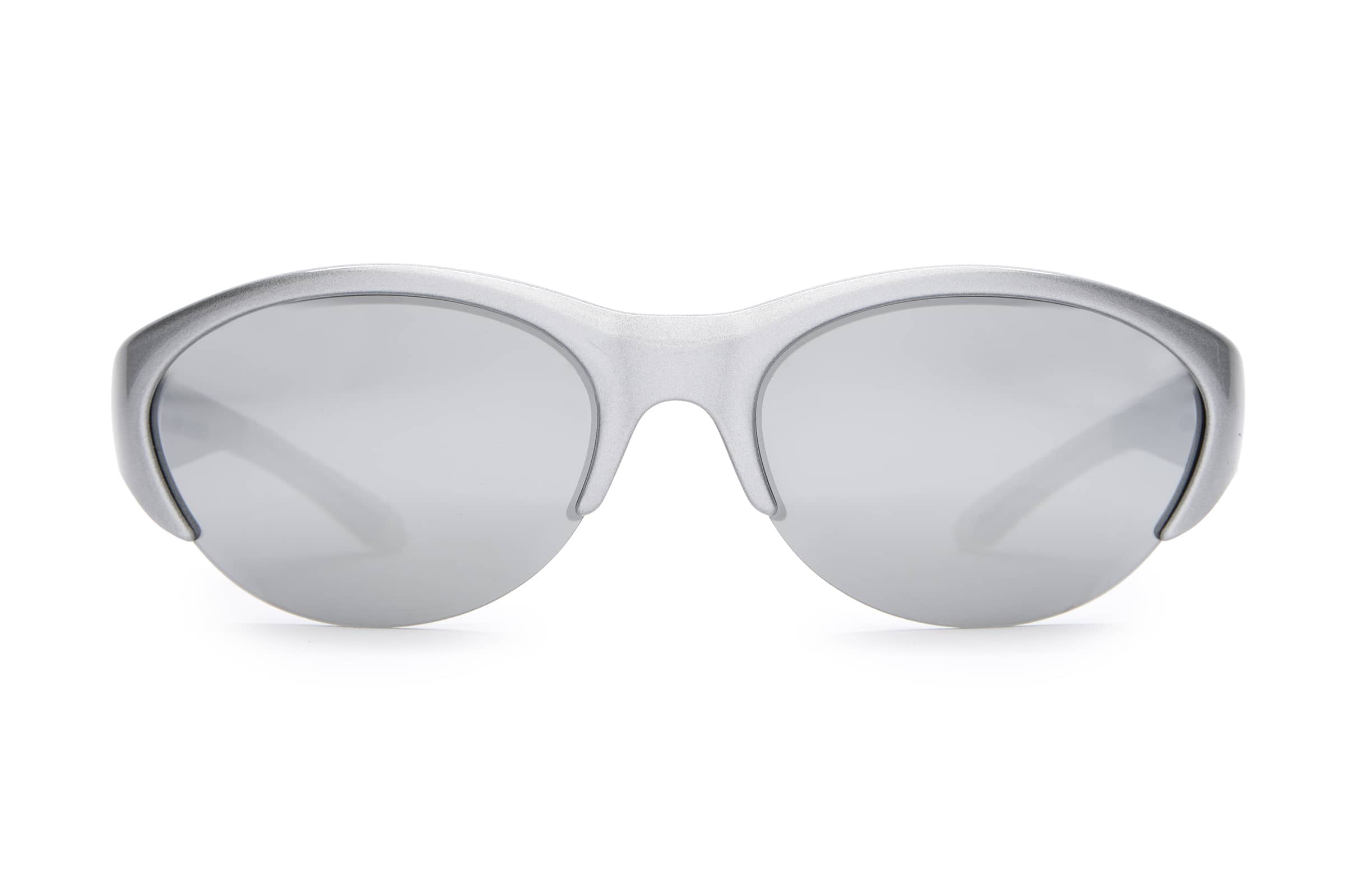 Crap Eyewear FTP Sport Silver Wraparound Sunglasses