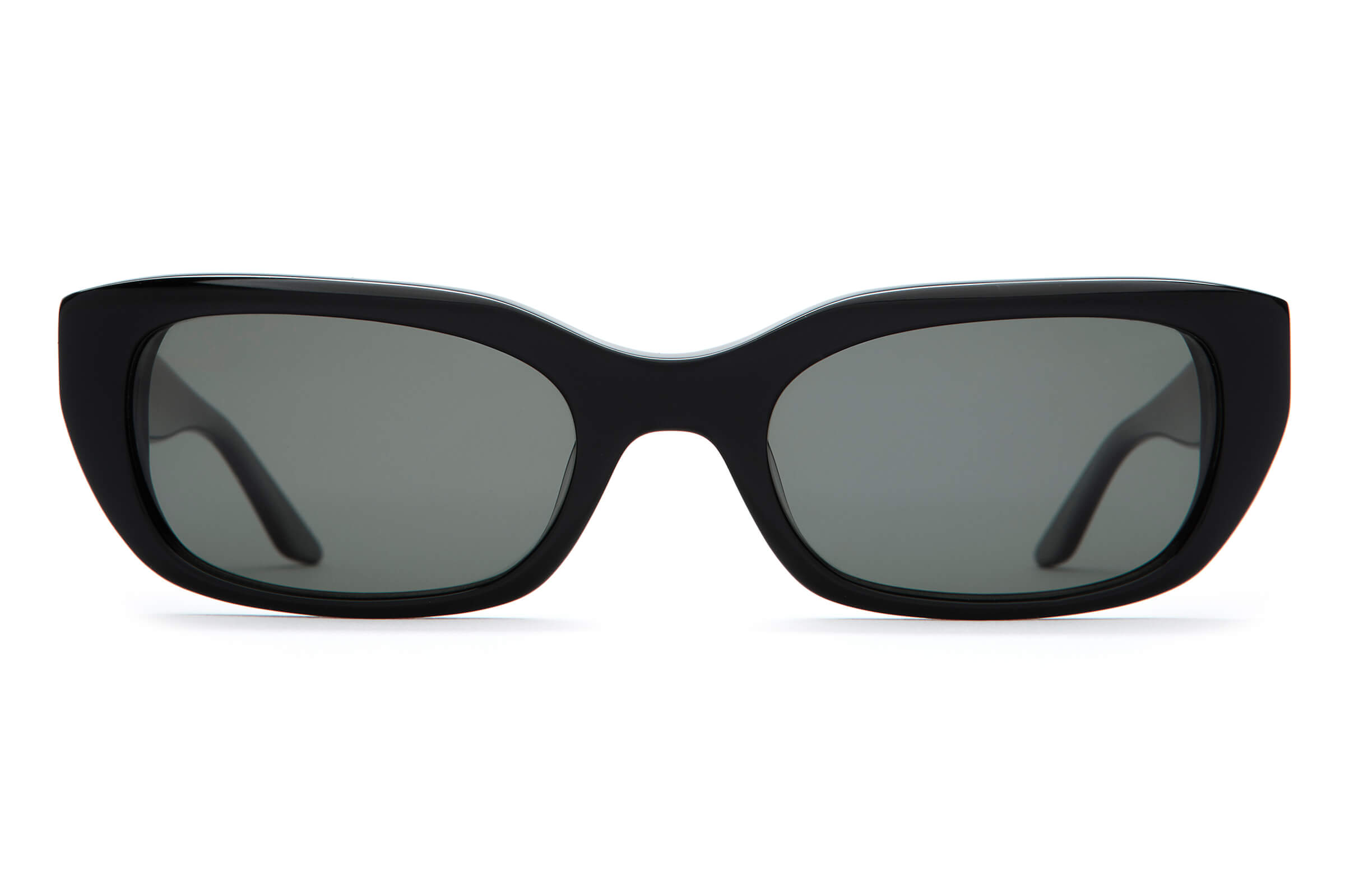 Crap Eyewear Rectangular Black Gray Sunglasses Crap Eyewear | The Paradise Machine | Black Bio Sunglasses  main image 2