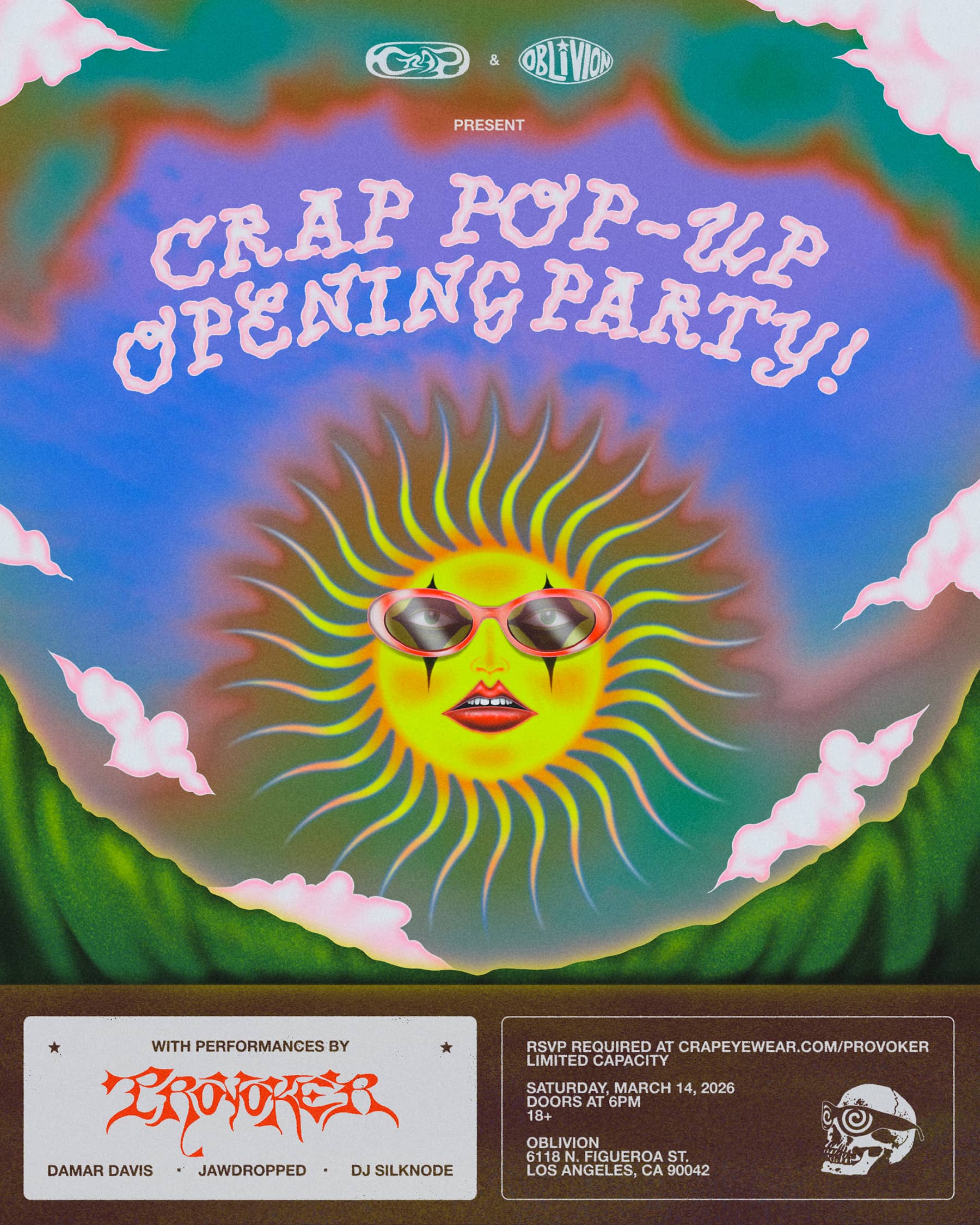 Pop-up opening party at Oblivion!