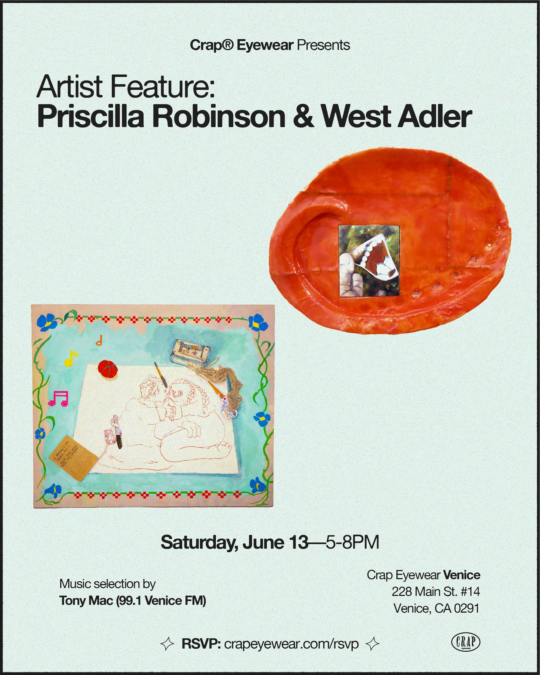 Artist Feature: Priscilla Robinson & West Adler