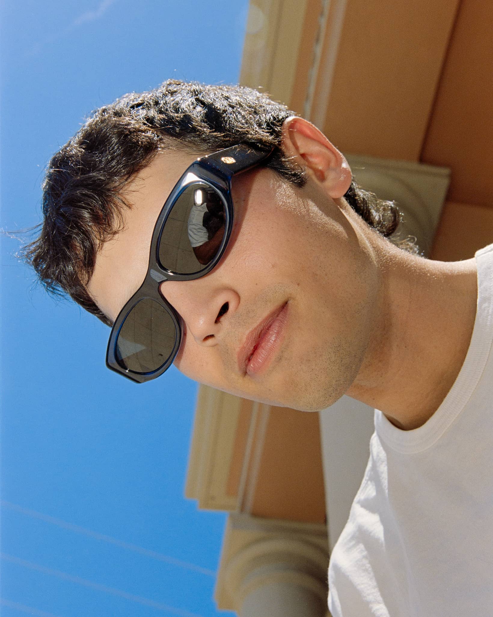 Crap® Eyewear | The Funk Punk Crystal Navy Blue Bio Wraparound