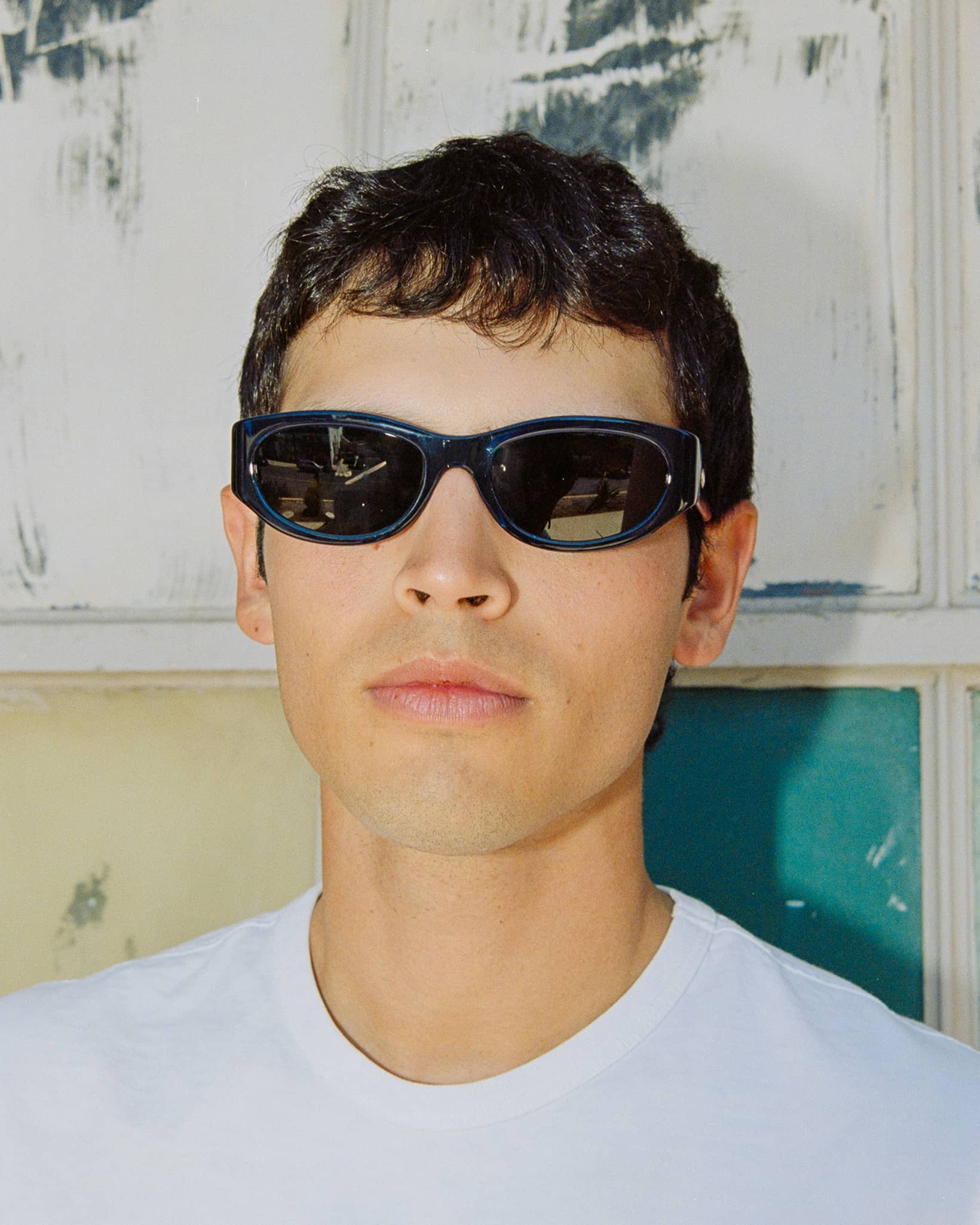 Crap® Eyewear | The Funk Punk Crystal Navy Blue Bio Wraparound