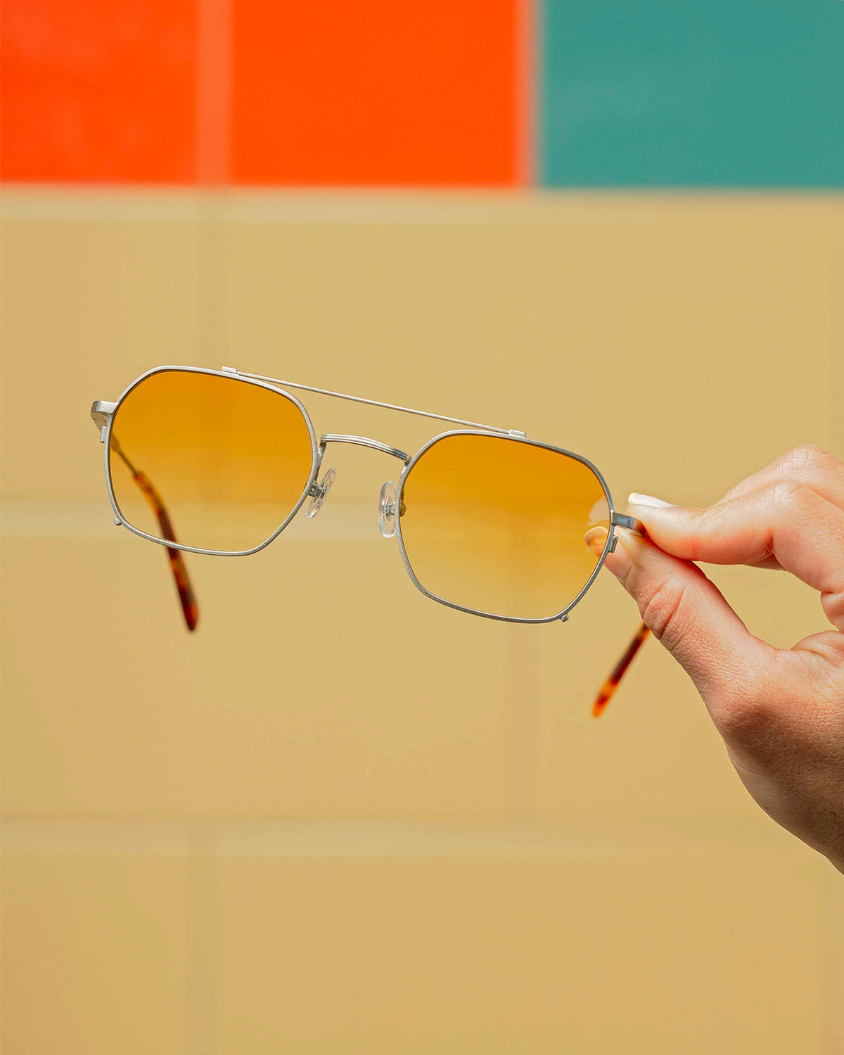 高評価なギフト The | Eyewear Crap® Jazz Aviator Gradient Honey Safari 小物