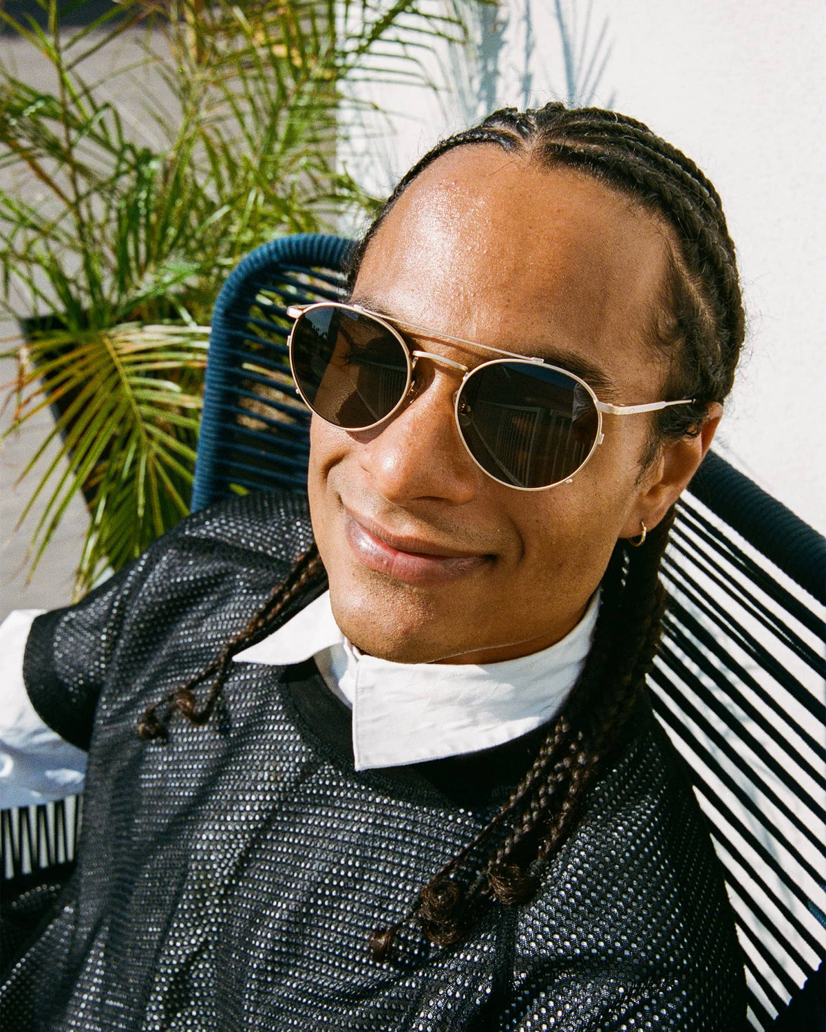 Crap® Eyewear | The Head Rattle Black Bioacetate Plum Tint