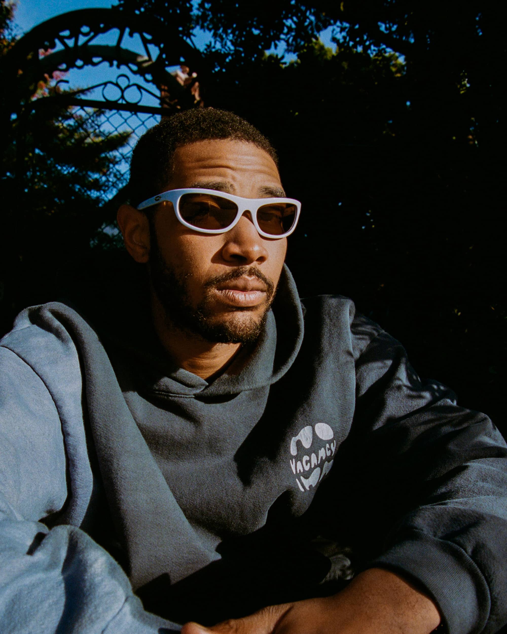 Crap Eyewear The Chaos Vault Dusty Blue Bio Wraparound Sunglasses Crap Eyewear
