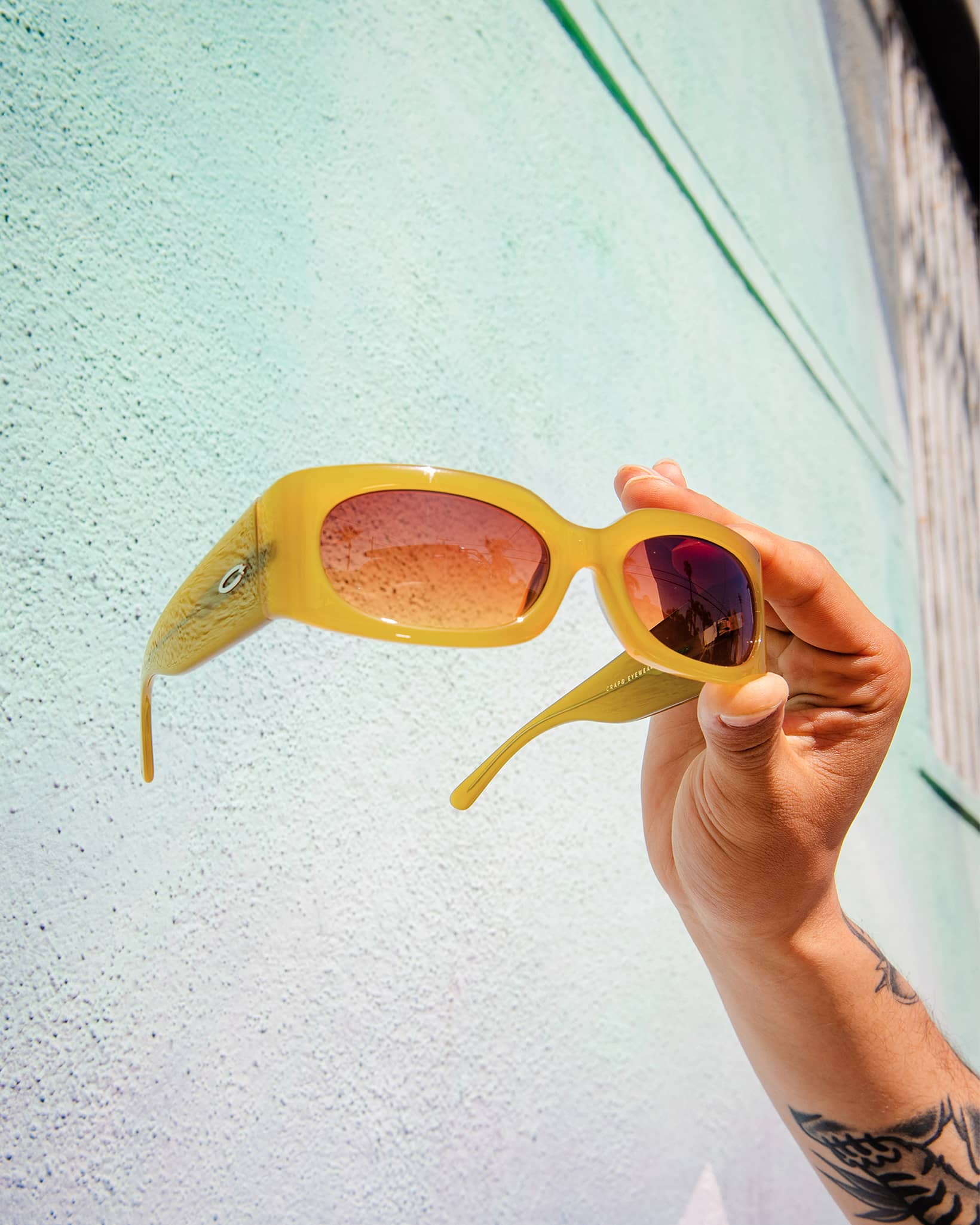 Crap® Eyewear | The Supa Phreek II Agave Yellow Bioacetate Sunglasses – Crap  Eyewear