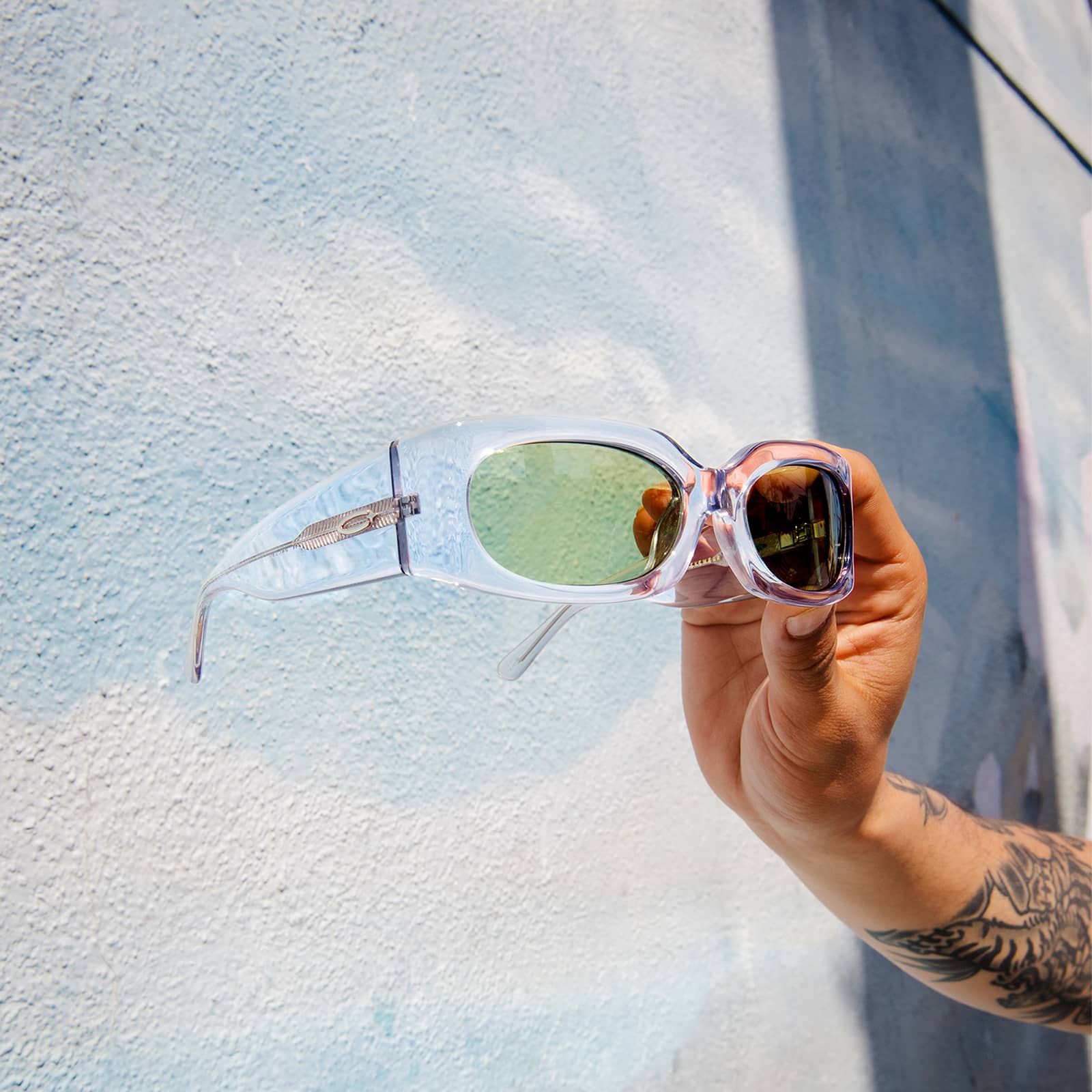 The Supa Phreek II Clear Glass Bioacetate Crap Eyewear
