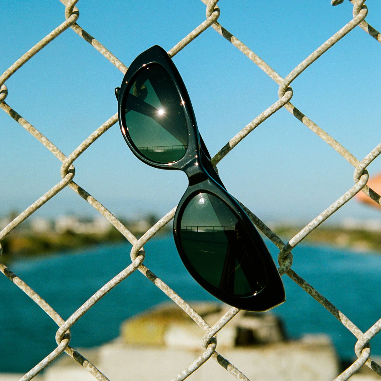 Crap® Eyewear The Petal Bomb Black Bioacetate Polarized Sunglasses