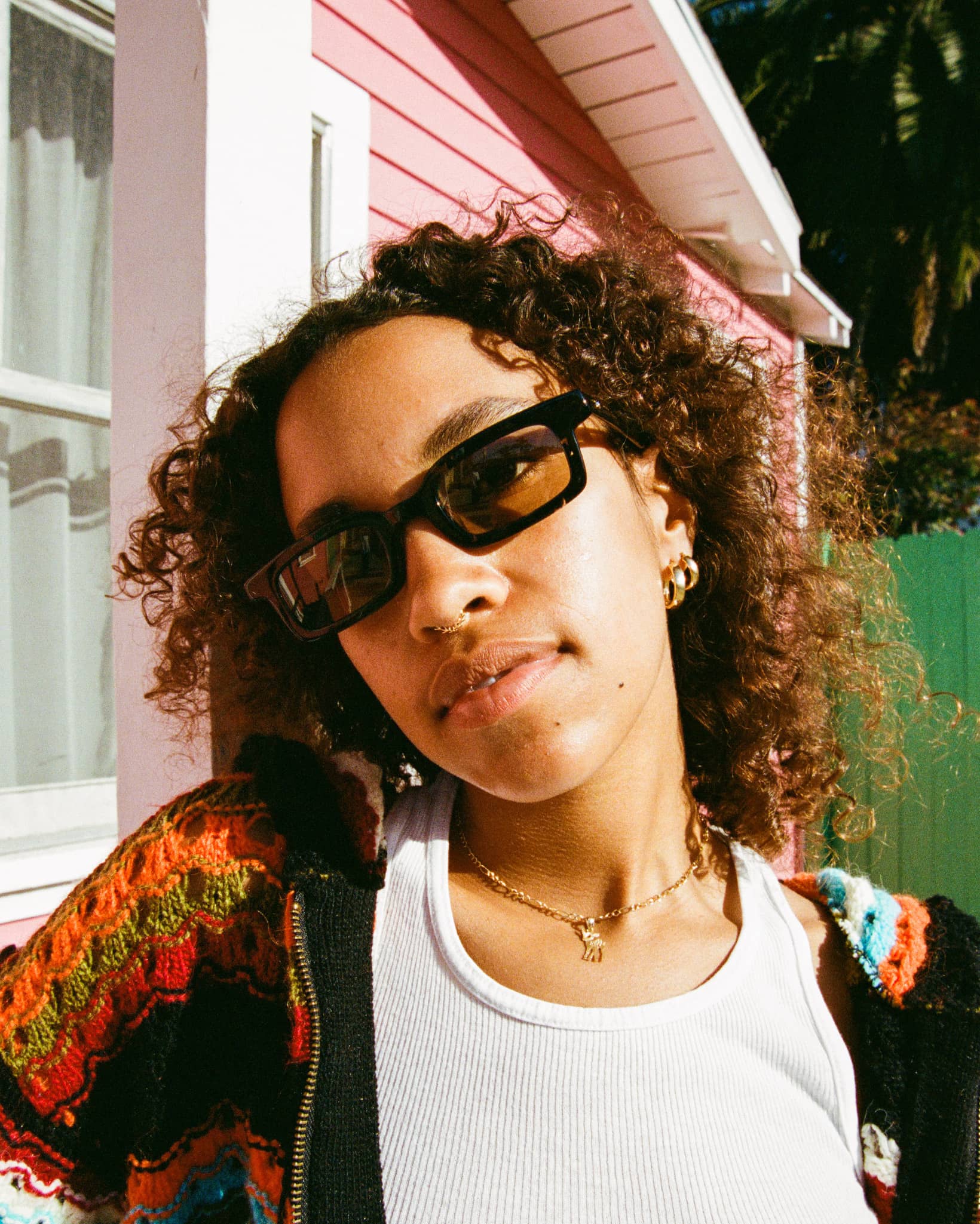 Crap® Eyewear The Head Rattle Black Tortoise Bioacetate Sunglasses