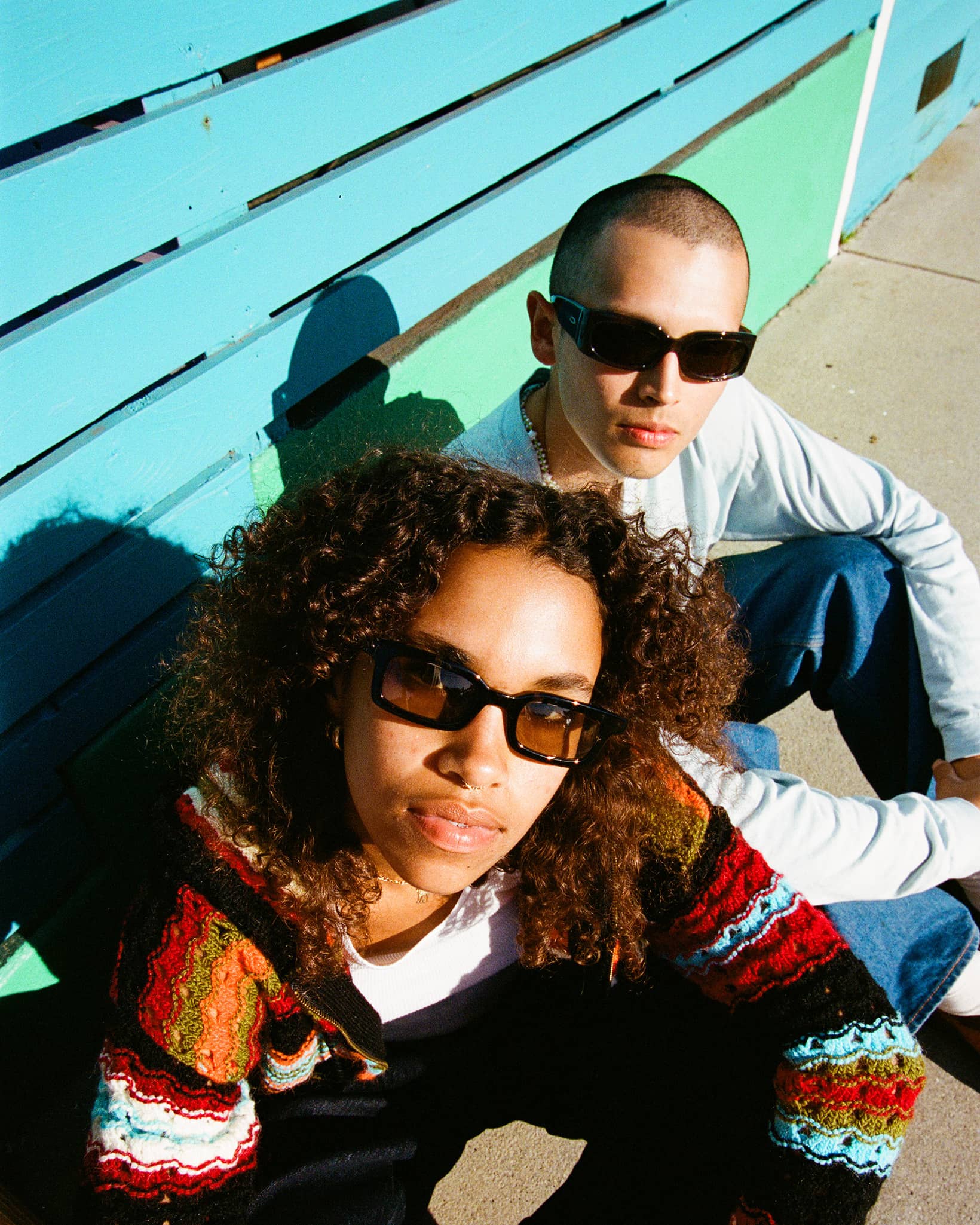 Crap® Eyewear The Head Rattle Black Tortoise Bioacetate Sunglasses