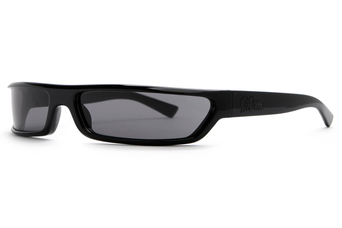 Camrose & Kross Black Oversized Wraparound Sunglasses with Sleek Design Crap® Eyewear | The Funk Daddy Black Bio Polarized  main image 2