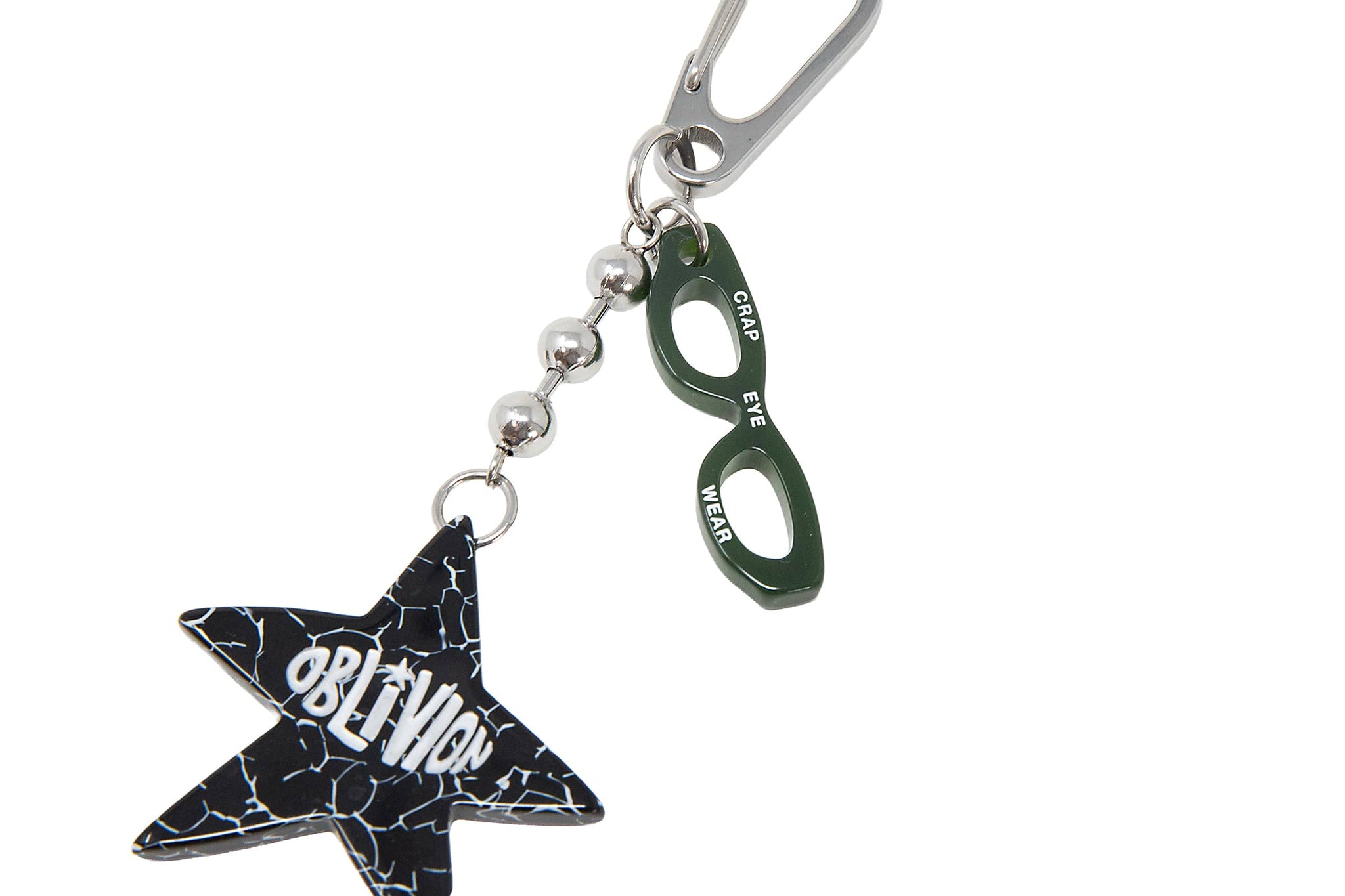 -Oblivion Star Keychain - Cracked Marble Bio-2