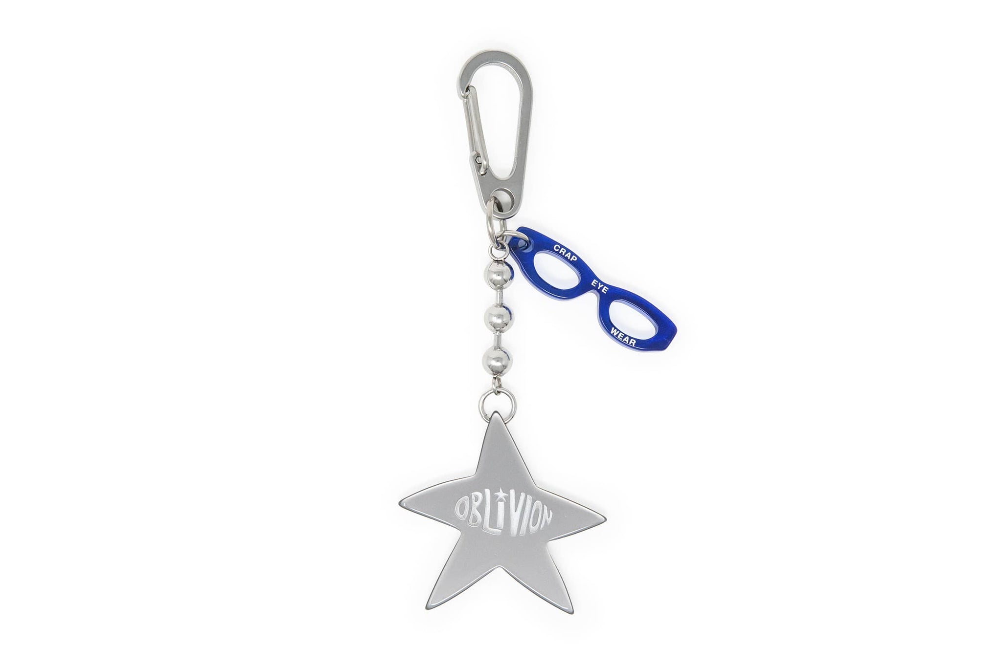 -Oblivion Star Keychain - Recycled Silver-1