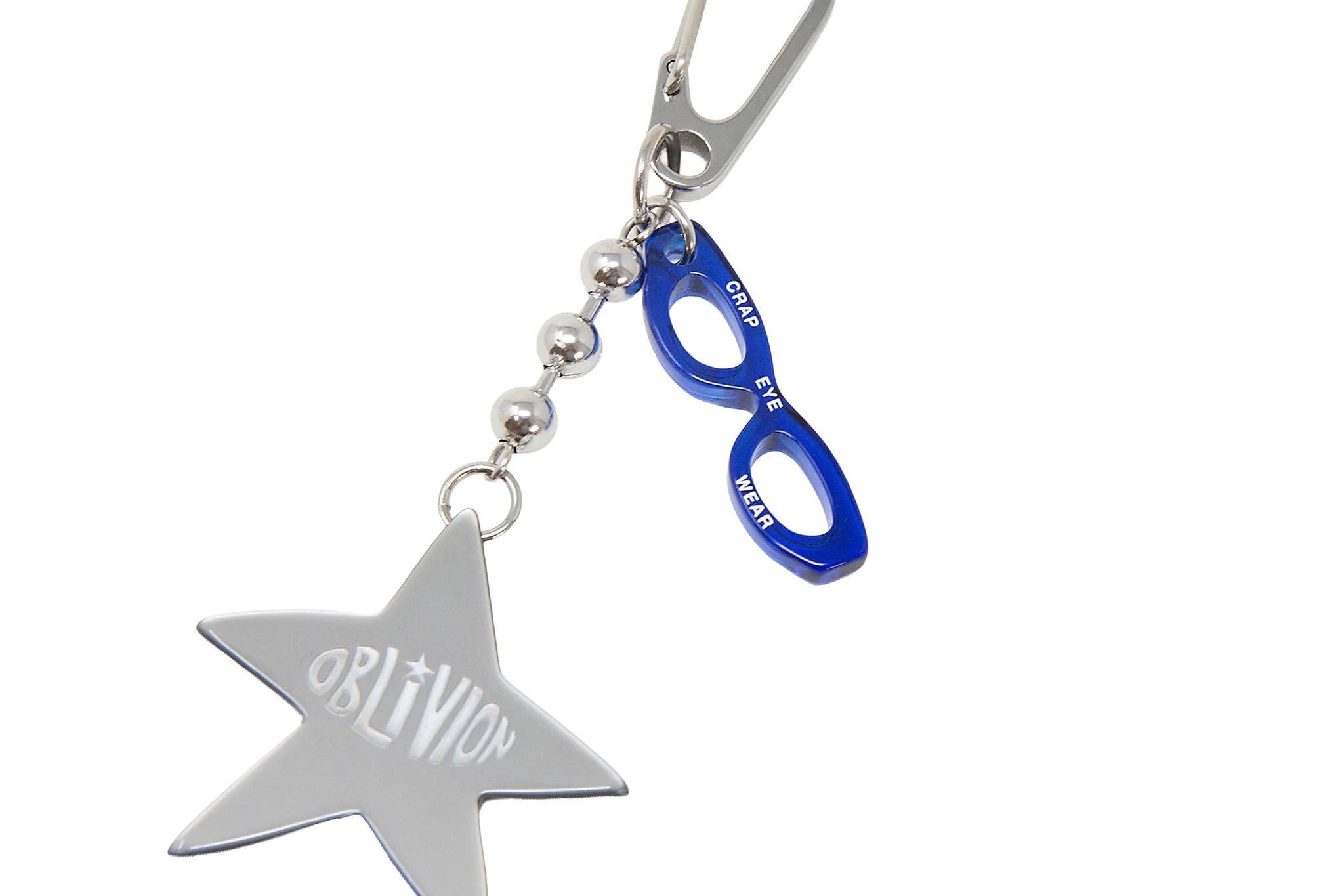 -Oblivion Star Keychain - Recycled Silver-2