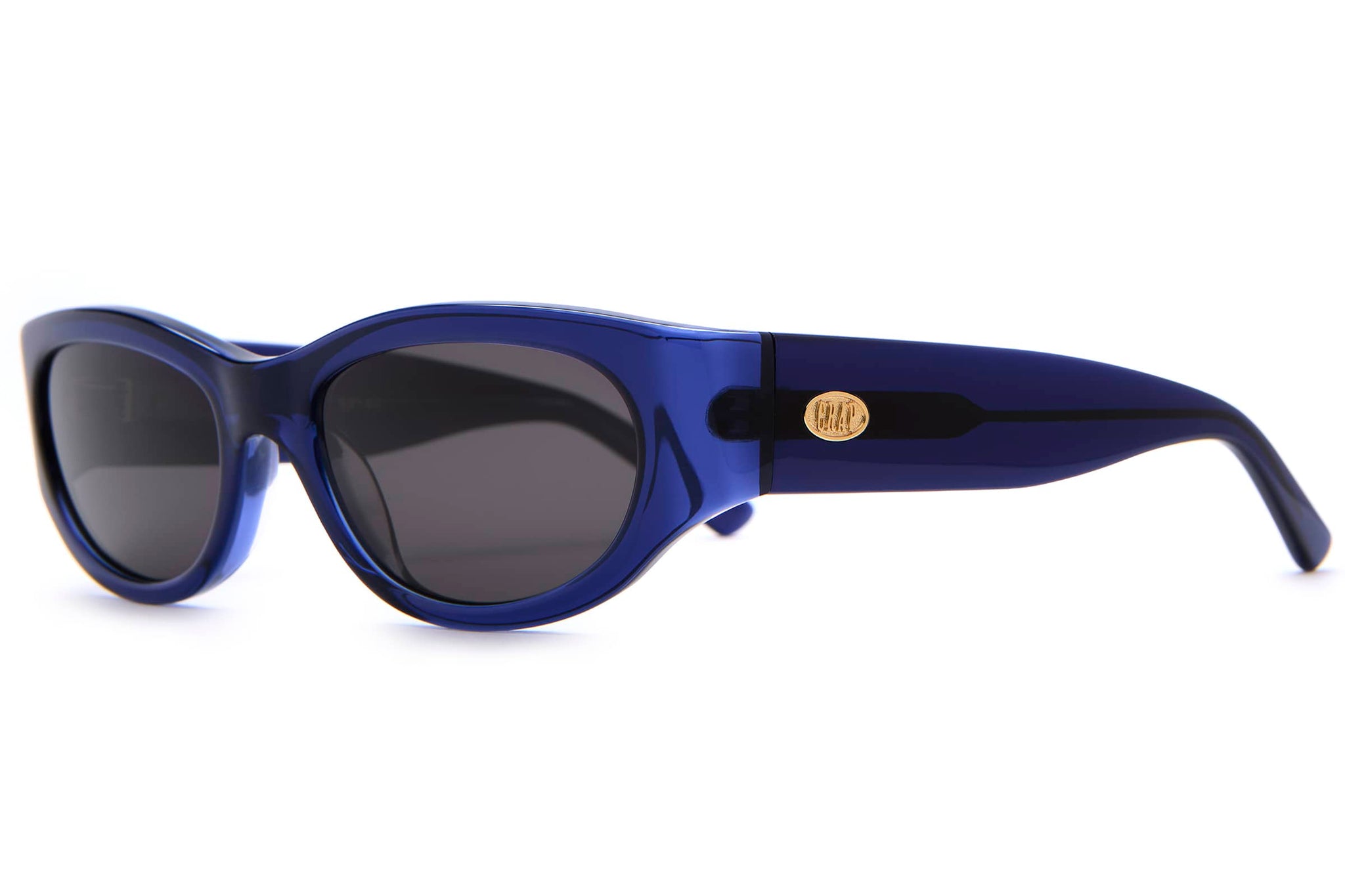 Crap® Eyewear | The Funk Punk Crystal Navy Blue Bio Wraparound