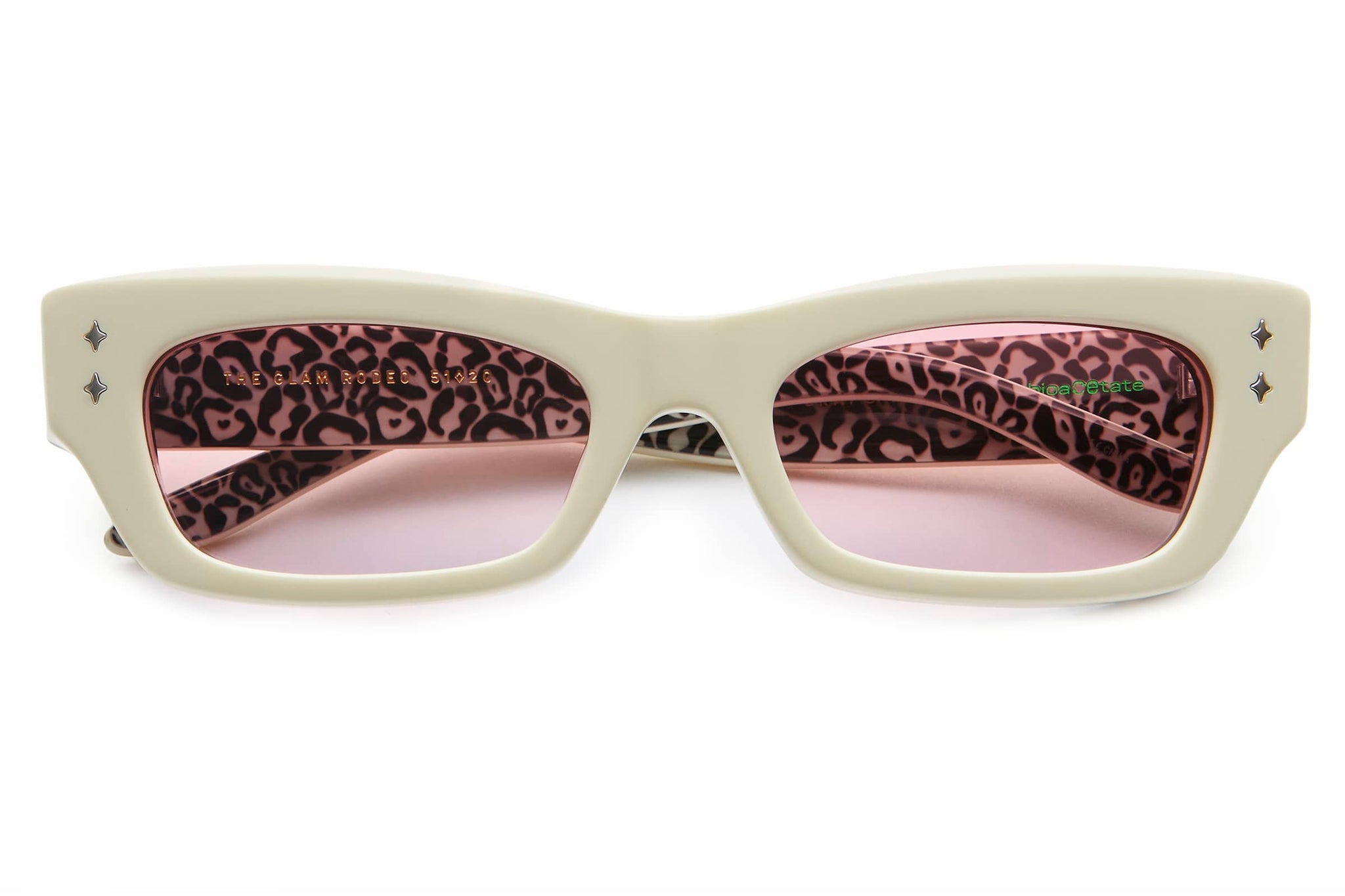 White leopard sunglasses online