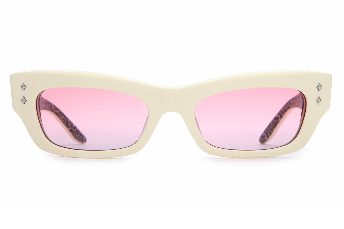 The Glam Rodeo Cream Leopard Bioacetate Sunglasses – Crap Eyewear - Crap®  Eyewear