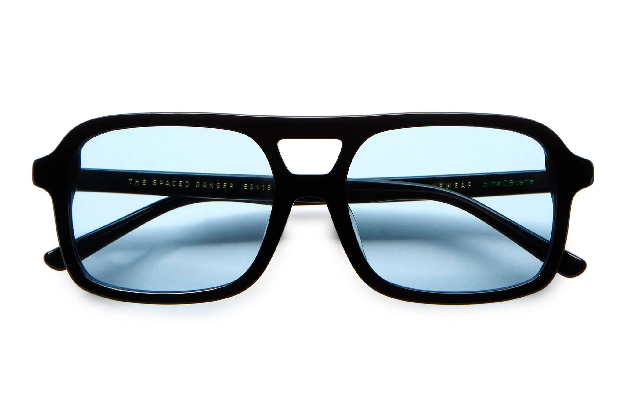 Crap Eyewear The Spaced Ranger Blue Tint Aviator Sunglasses Crap Eyewear