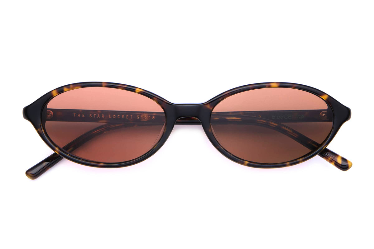 Crap® Eyewear | The Star Locket Dark Tortoise Bioacetate Oval