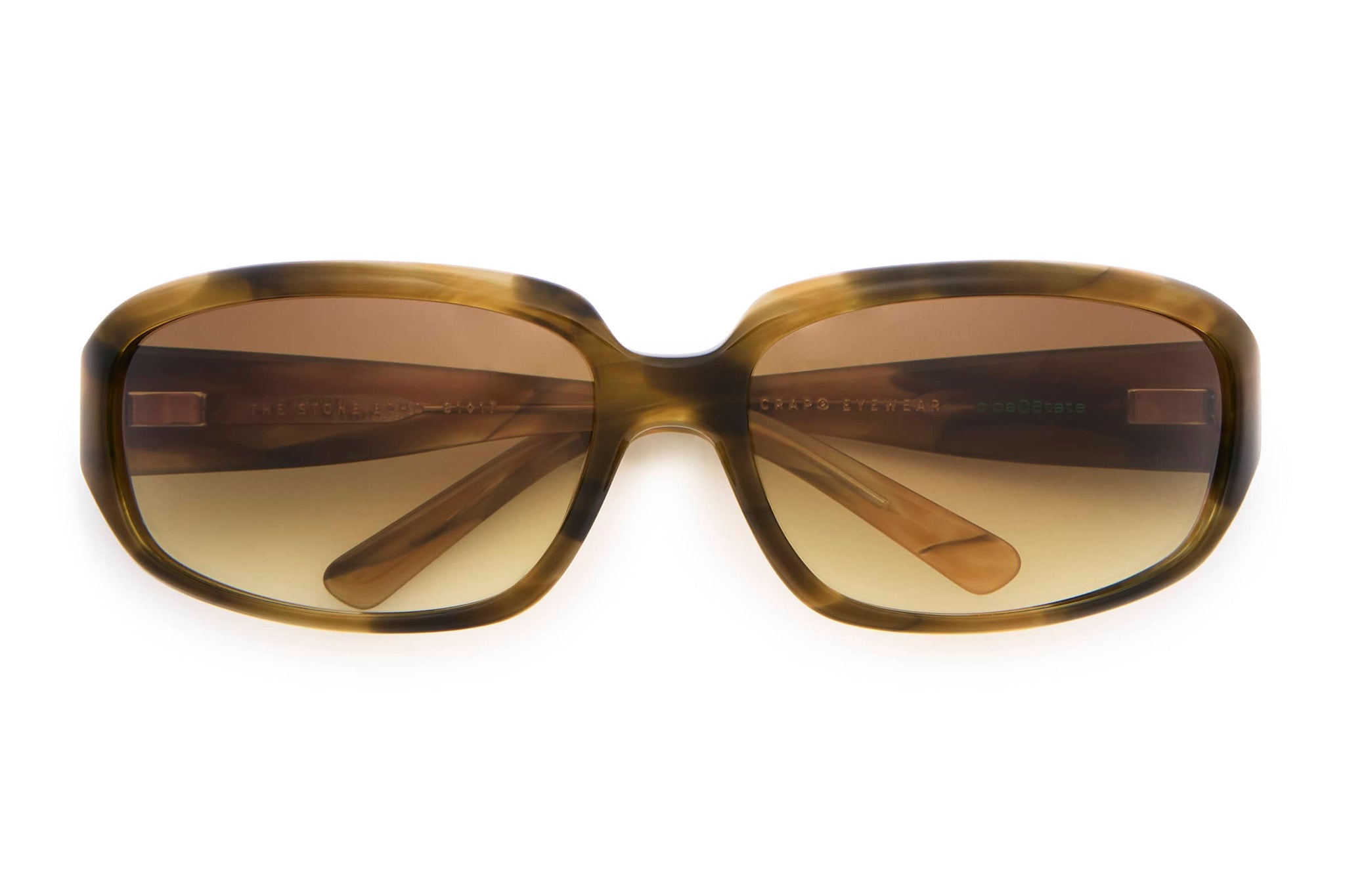 Crap® Eyewear | The Stone Echo Sand Bioacetate Wraparound