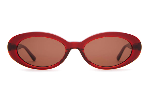 red glass goggles Crap Eyewear
