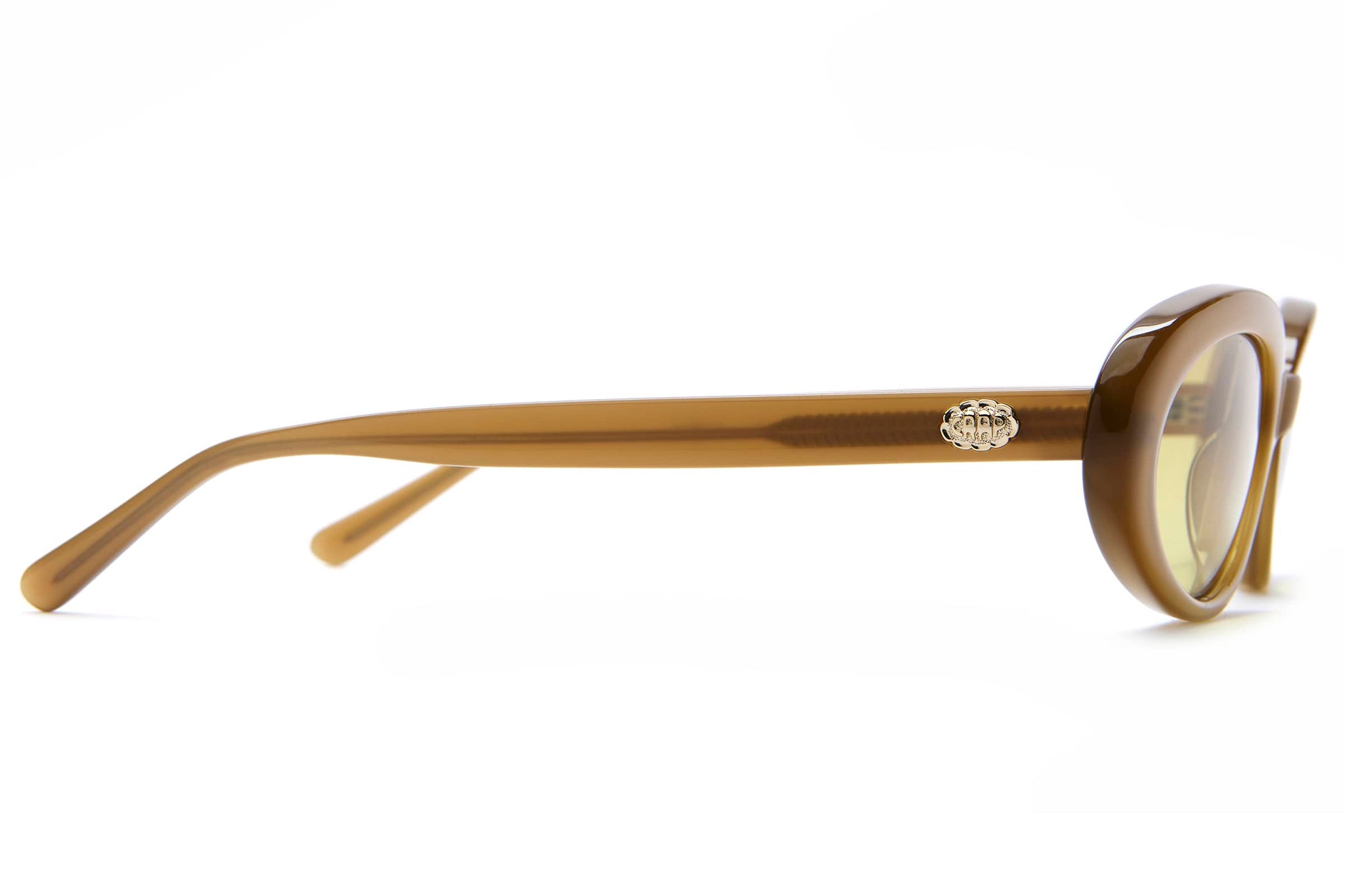 Crap® Eyewear | The Sweet Leaf Mustard Seed Bioacetate Oval Sunglasses ...