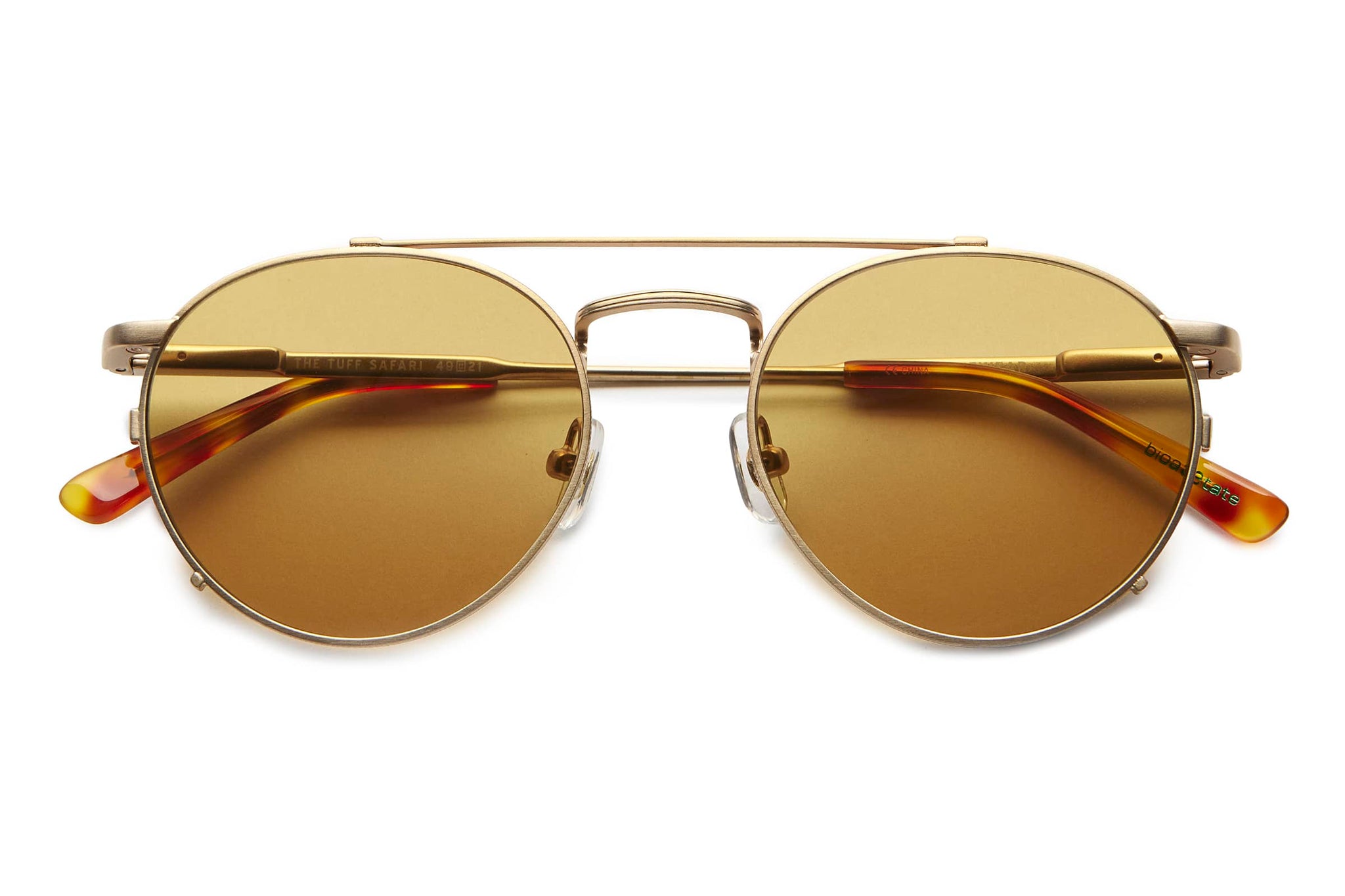 | Gold Crap Sunglasses Eyewear Eyewear Tint Mustard Safari Crap® – Tuff The