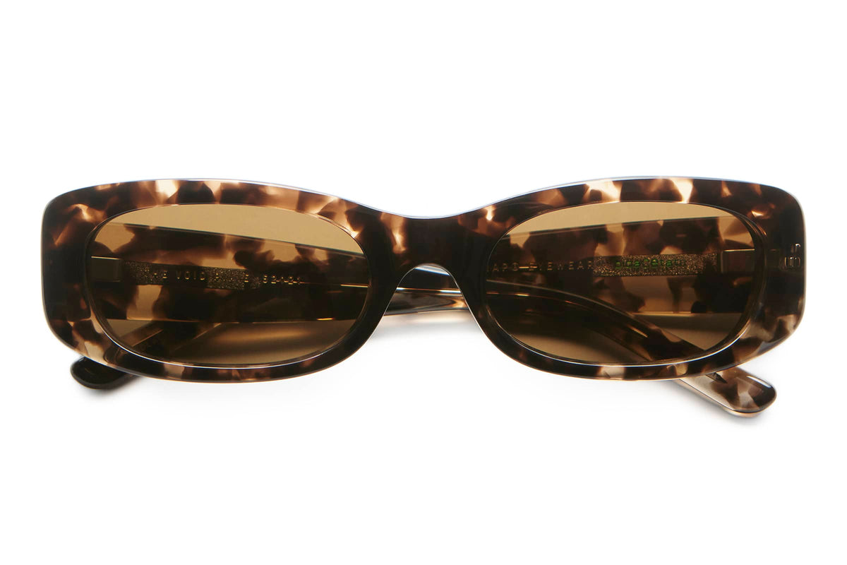 CRAP EYEWEAR The Nudie Max sunglasses - Tortoise Crap® Eyewear | The Shake Appeal Dark Tortoise Polarized  main image 4
