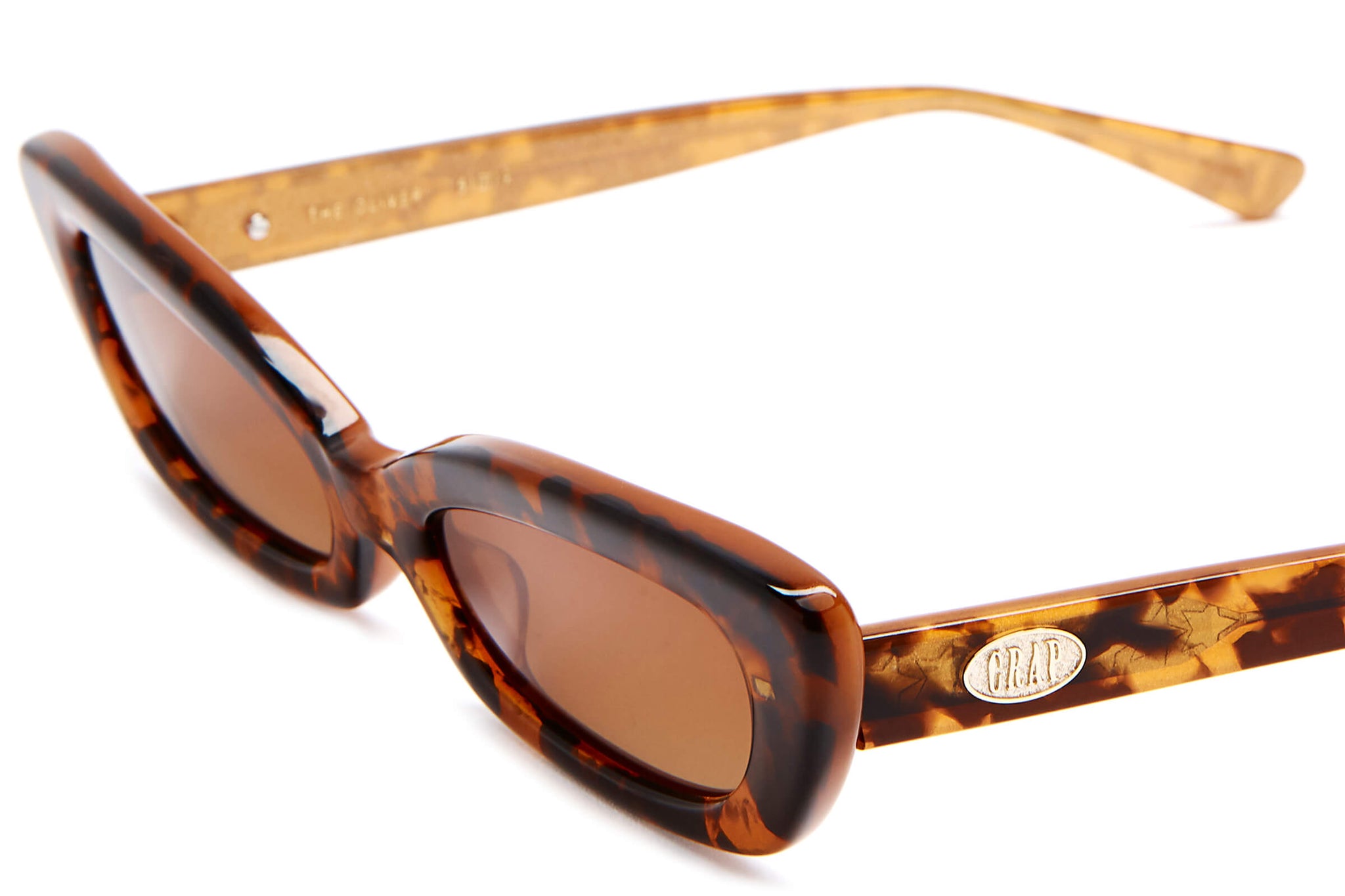 The Oliver by Emma Chamberlain - Bronze Glitter Tortoise