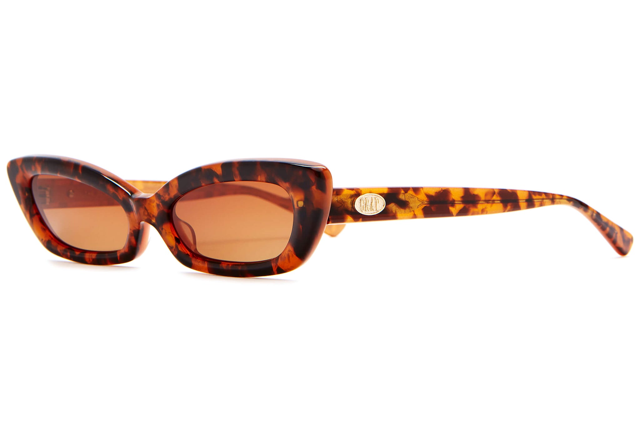 The Oliver by Emma Chamberlain - Bronze Glitter Tortoise