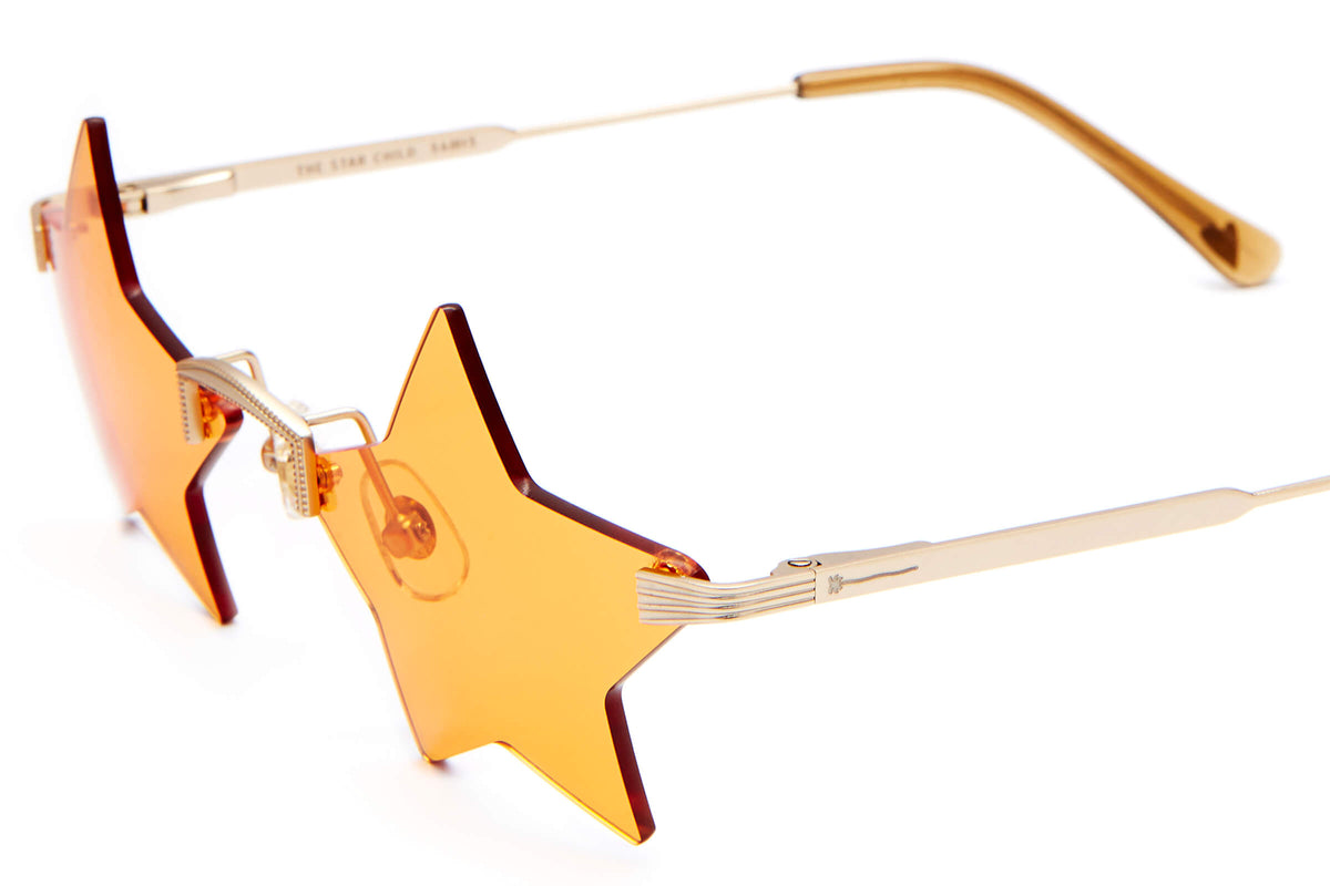 Emma Chamberlain x Crap Eyewear The Star Child Orange Tint Sunglasses Crap Eyewear