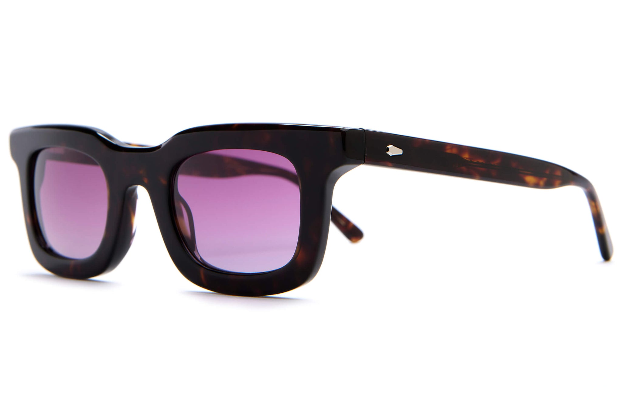 Crap® Eyewear  The Head Rattle Black Bioacetate Plum Tint Sunglasses –  Crap Eyewear