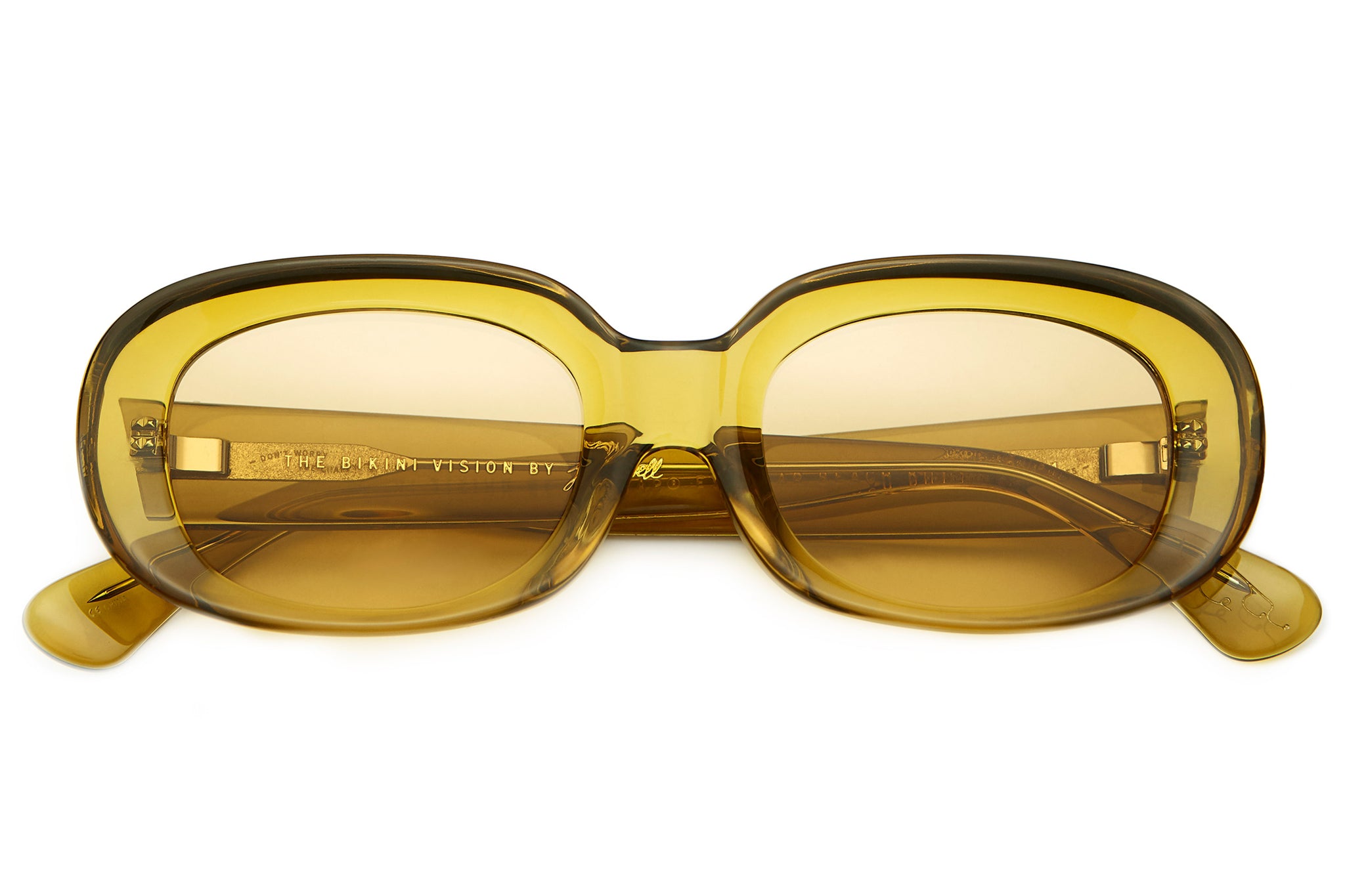 Crap® Eyewear   The Bikini Vision Crystal Kelp Square Sunglasses