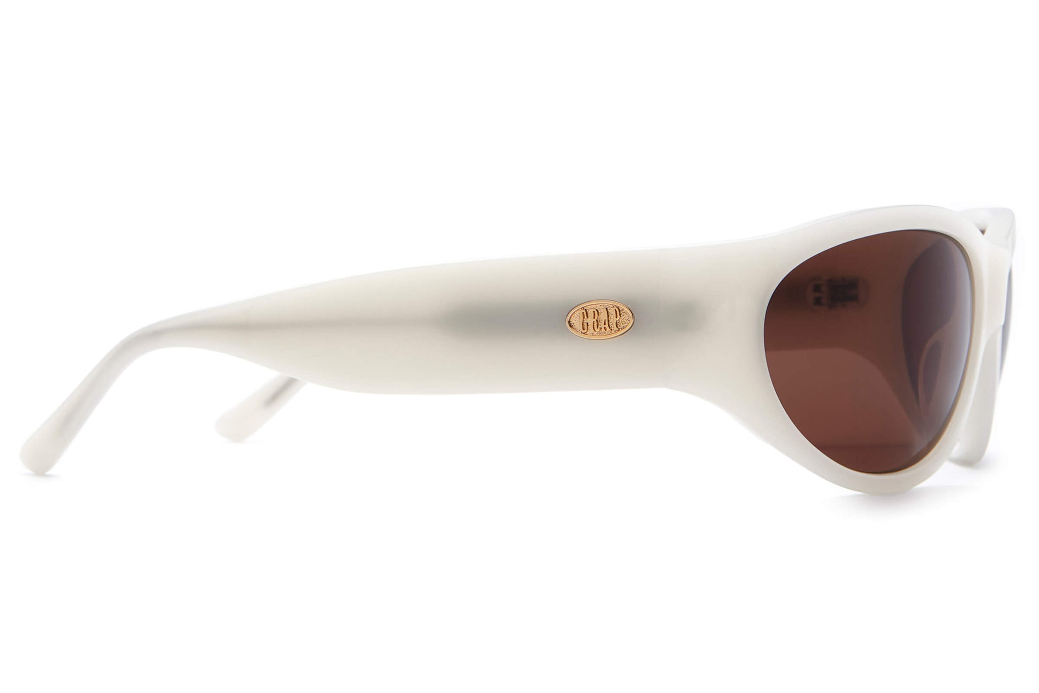White wrap around sunglasses sale