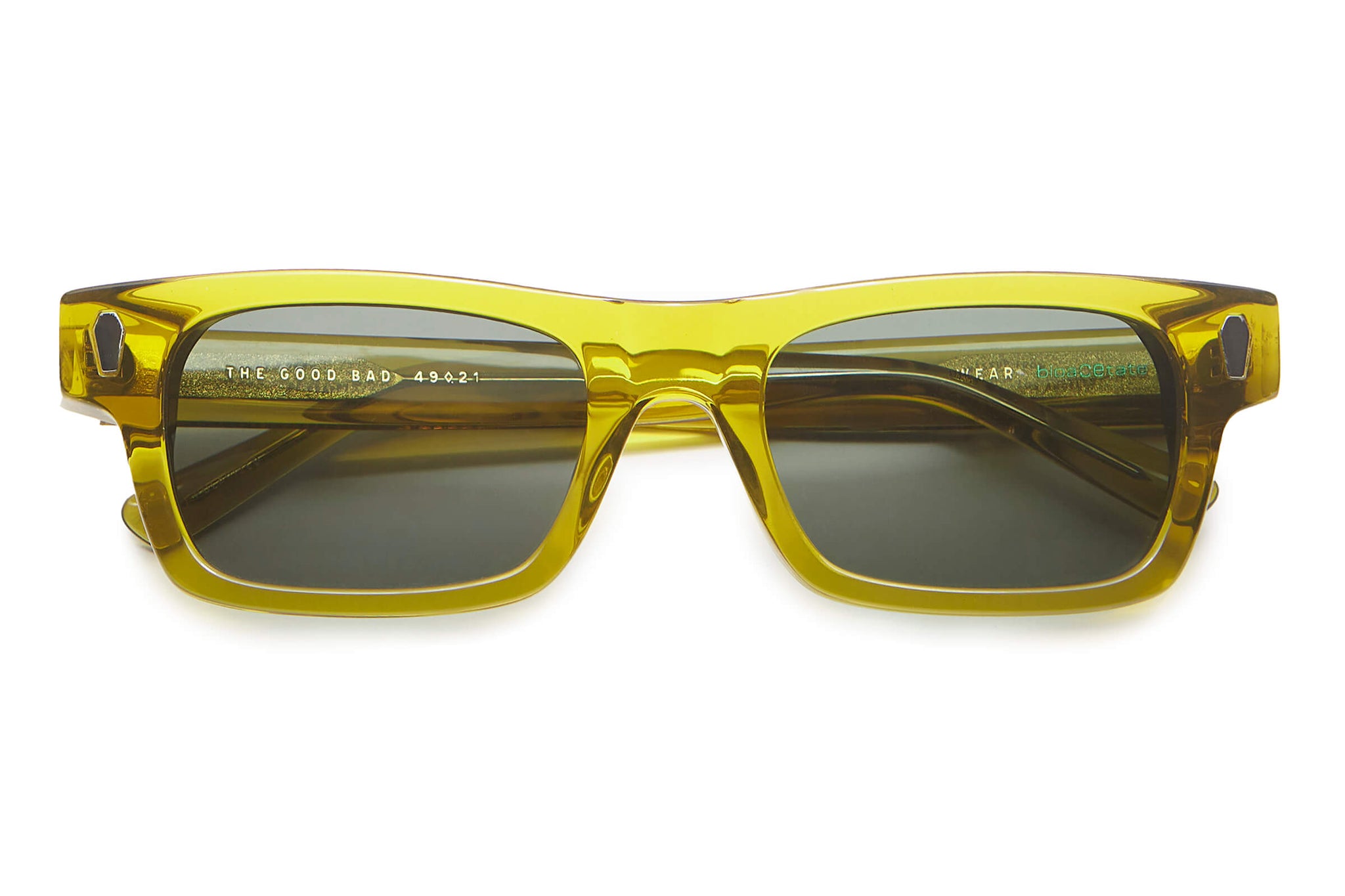 Crap® Eyewear   The Good Bad Kelp Green Bio Polarized Sunglasses